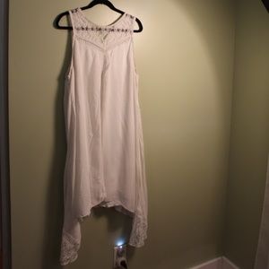White Dress with Detailing